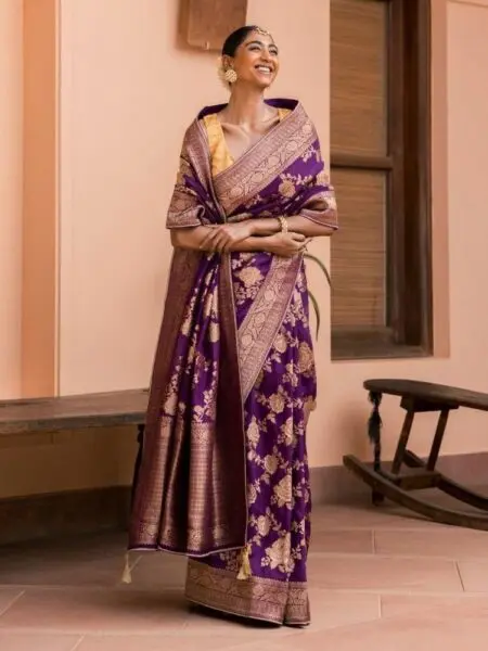 Khadi dola silk saree