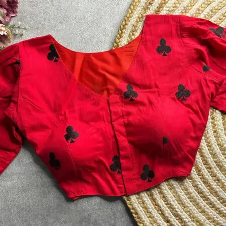 Khadi Cotton Baloon Sleeve Blouse
