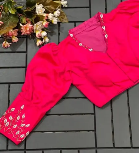 Silk Handmade Readymade Blouse