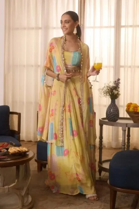 Georgette With Handwork Lehenga