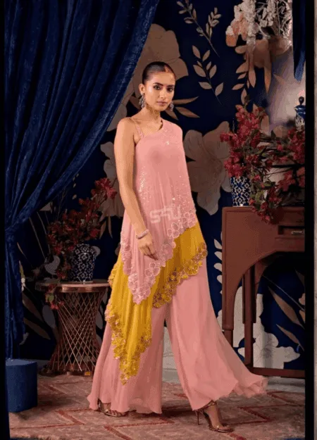 Georgette Wide Pant Outfit