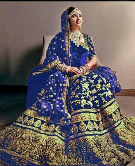 Wedding Bridal Lehenga With Double Duppata