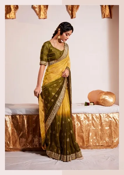 Dual Tone Saree
