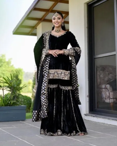 Black Velvet Sharara
