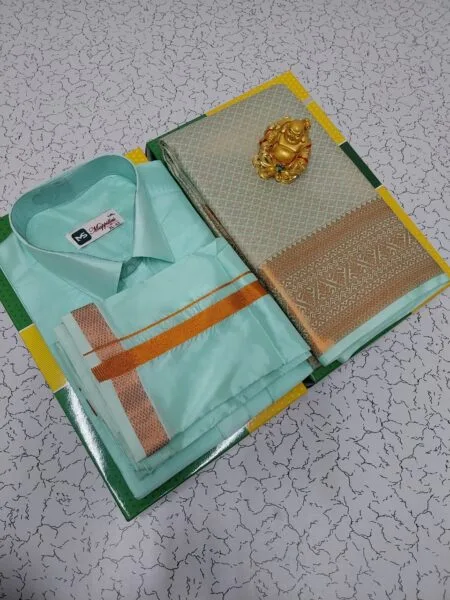 Premium Silk Couple Combo Set