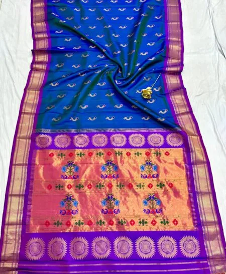 Pure Silk Handloom Kalanjali Paithani Saree