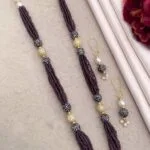 Multi-Strand Bead Necklace Set | Luxury Pearl & Crystal Accented chain set
